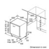 SN73HX60CE Siemens 
iQ300, Lavastoviglie a scomparsa totale, 60 cm