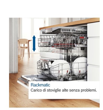 SMS8YCI03E Bosch
Serie 8, Lavastoviglie da libero posizionamento, 60 cm, color inox