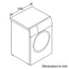 WAN24258II Serie 4, Lavatrice a carica frontale, 8 kg, 1200 rpm