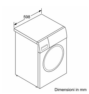 WAV28EA9II Bosch HomeProfessional, washing machine, frontloader fullsize, 9 kg, 1400 rpm