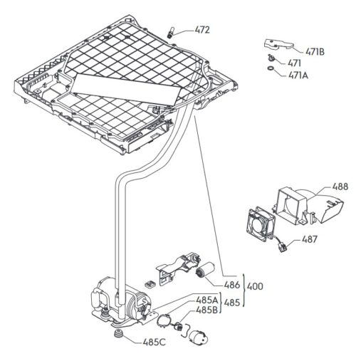 4055893327 Electrolux Assieme modulo asciugatura