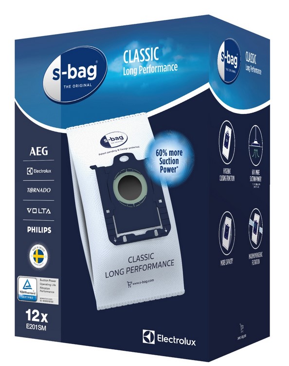 9001684811 Electrolux E201SM S-BAG per aspirapolvere