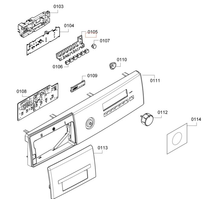 00753513 Bosch Siemens indicatore