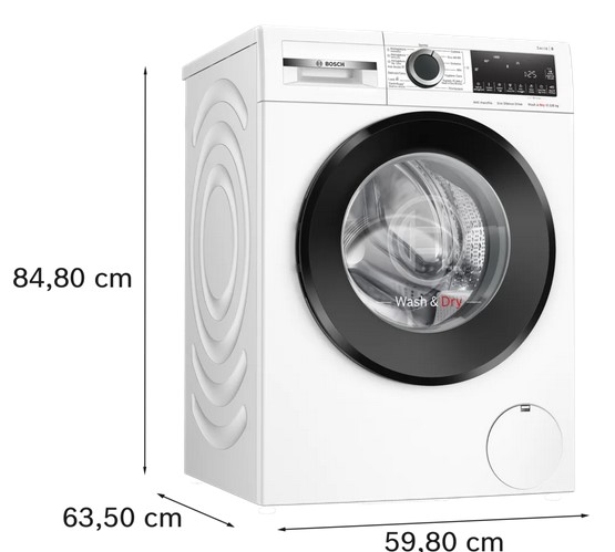 WNG25400IT Bosch Lavasciuga 10,5/6 Kg 1.400g D
