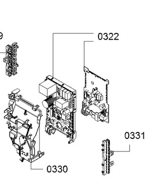 12045958 Bosch Modulo di potenza programmato per lavatrice