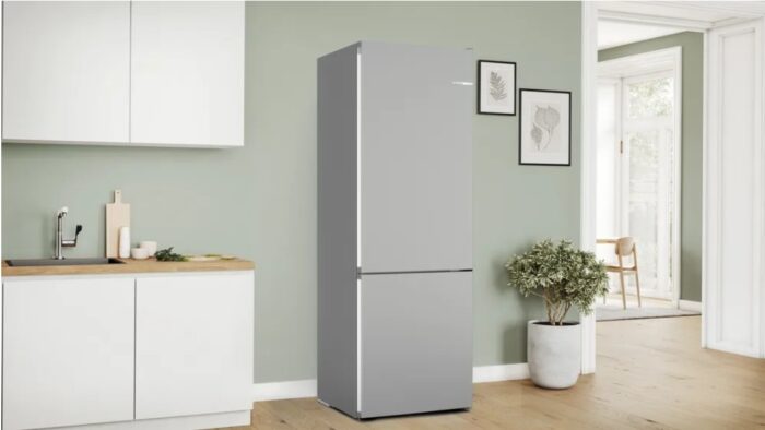 KGN492LDF Bosch serie 4 frigo metal look Classe D
