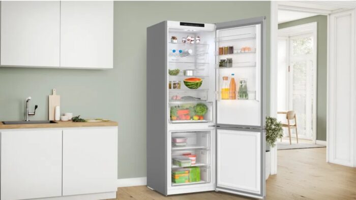 KGN492LDF Bosch serie 4 frigo metal look Classe D