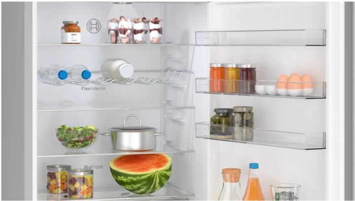 KGN492LDF Bosch serie 4 frigo metal look Classe D
