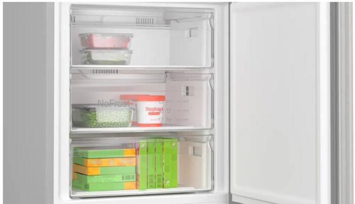 KGN492LDF Bosch serie 4 frigo metal look Classe D