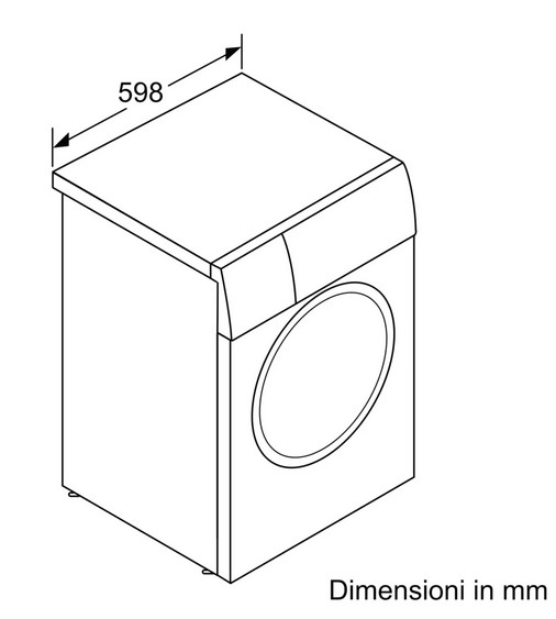 WGG244F1IT Bosch serie 6 lavatrice 9 Kg 1400giri A