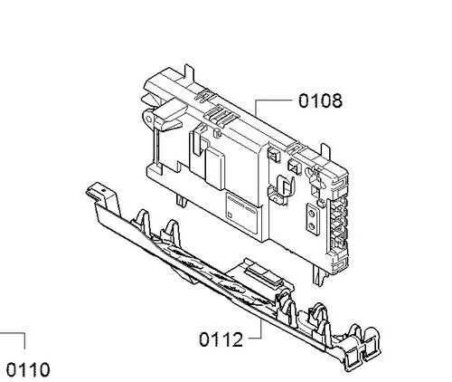 10021462 Bosch Modulo di potenza programmato per asciugatrice
