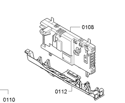 10021462 Bosch Modulo di potenza programmato per asciugatrice