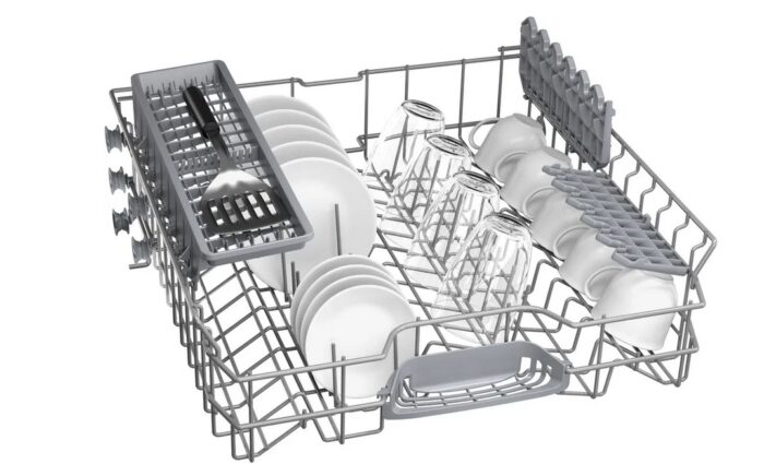 SMS2HTI02E Bosch Serie 2, Lavastoviglie 60 cm, Acciaio
