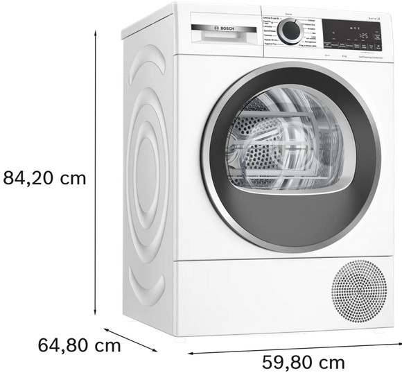 WQG235C0IT Bosch asciugatrice 8 kg A+++