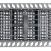 C00386607 Indesit cestello posate grigio per lavastoviglie 488000386607