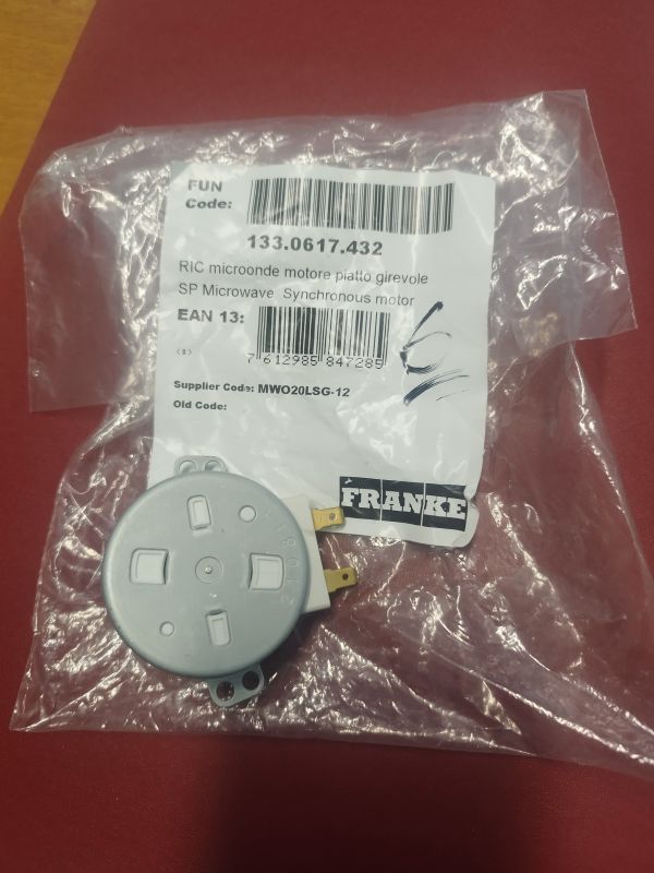 133.0617.432 Franke motore microonde originale