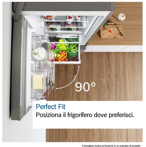 KGN497LDF Bosch Frigo inox total no frost D